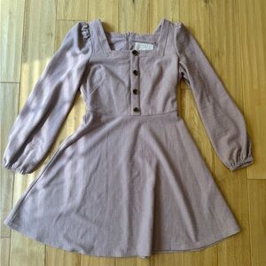 Gal Meets Glam Mauve Dress